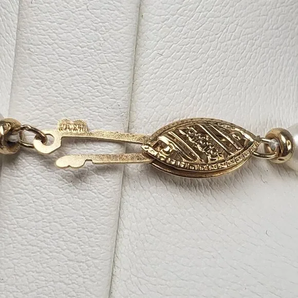 Winterthur Child's Freshwater Pearl Necklace 14k Gold Clasp Women's Pearl Choker